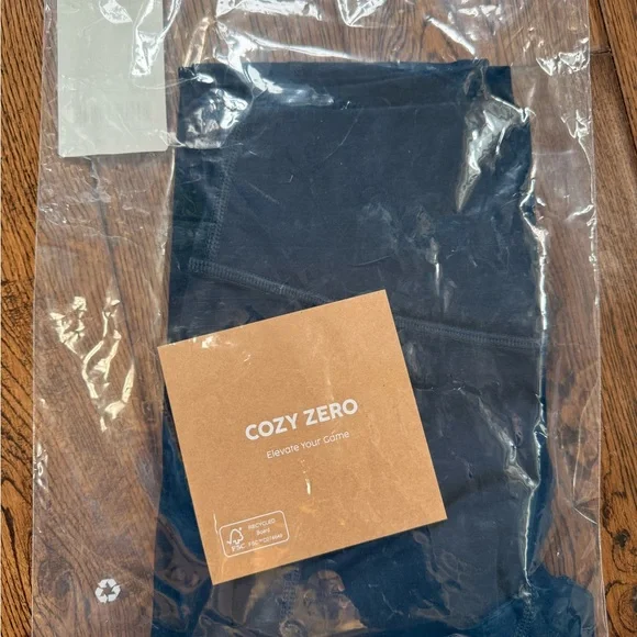 NWT Women's Cozy Zero Merino Blend Lightweight Navy Blue Leggings Pants. Small. - Picture 14 of 14